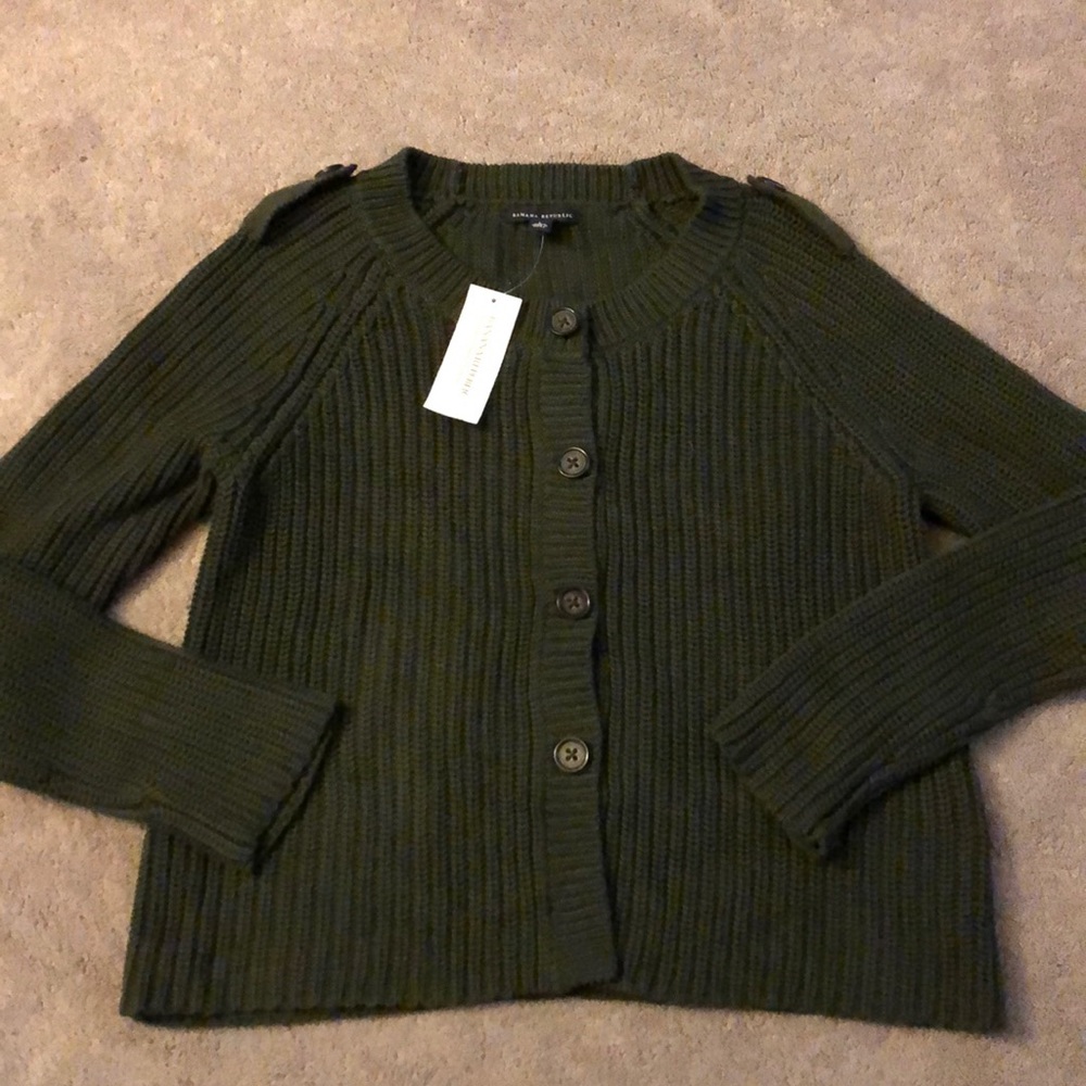 Banana Republic cardigan.